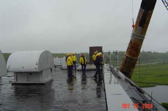 Taking stack to ground level